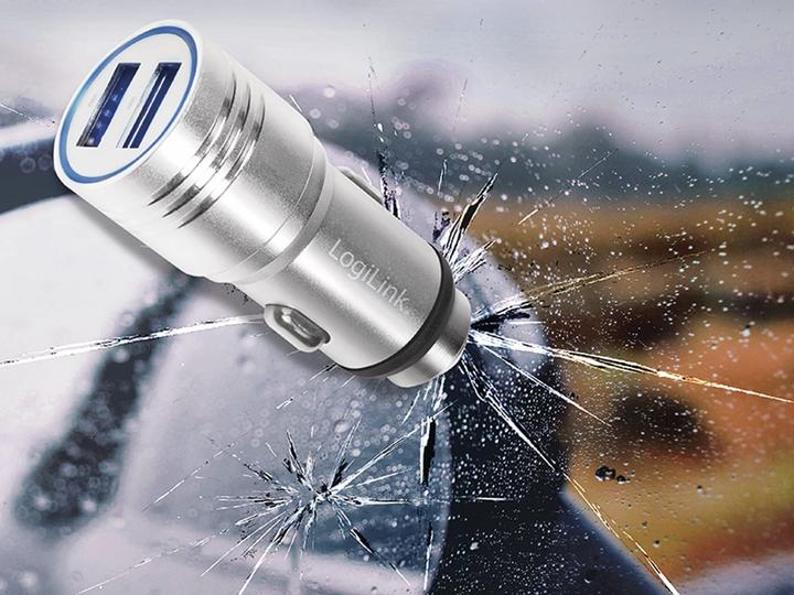 Immagine prodotto LogiLink Adattatore di ricarica per auto USB