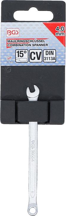 Produktbild BGS Maul-Ringschlüssel SW 4 mm (4 mm)
