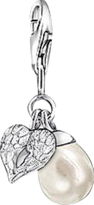 Thomas Sabo Pendentif charmant ailes avec perle (Argent)