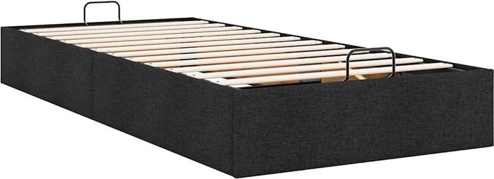 Image du produit VidaXL Lit Ottoman sans matelas Noir 100x200 cm Tissu (100 x 200 cm)