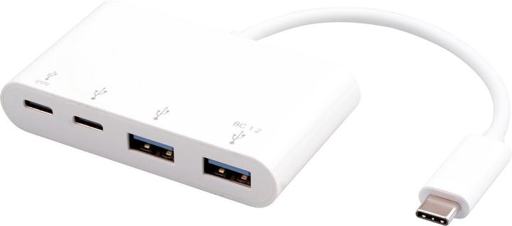 Actual product image eSTUFF USB-C hub (USB-C, 4 Ports)