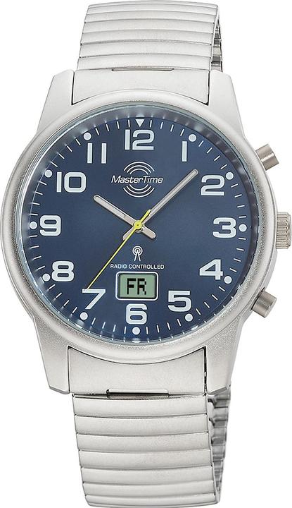 Immagine prodotto Master Time MTGA-10823-32M Orologio radiocomandato con cinturino da uomo 41 mm 3ATM (Orologio digitale, Orologio da polso analogico, Orologio radiocontrollato, 41 mm)