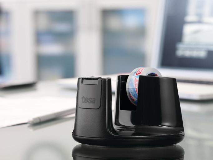 Produktbild tesa tesafilm COMPACT Tischabroller, Klebeband-Spender mit Anti-Rutsch-Boden, inkl. 1 Rolle tesafilm