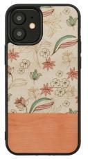 Image du produit Man&Wood coque pour iPhone 12 mini rose flower black (Apple iPhone 12 mini)