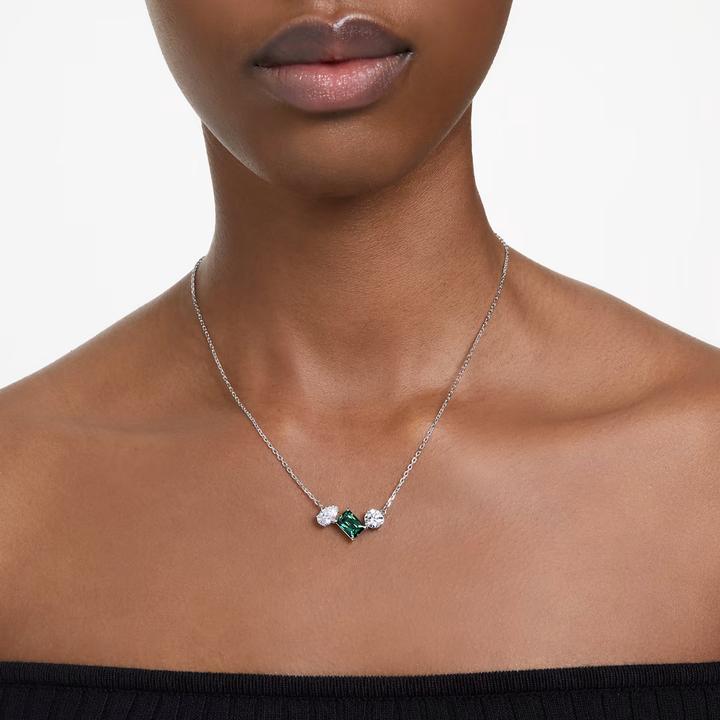 Immagine prodotto Swarovski Collana Mesmera Vari Tagli Verde (Metallo Swarovski, 38 - 45 cm)