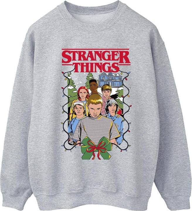 Produktbild Netflix Stranger Things Christmas Poster Sweatshirt (M)