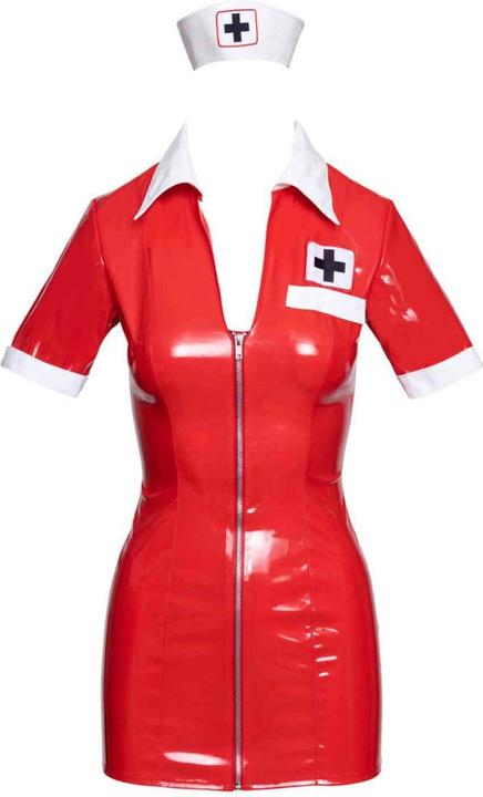 Actual product image Black Level Vinyl Nurse red M (M)
