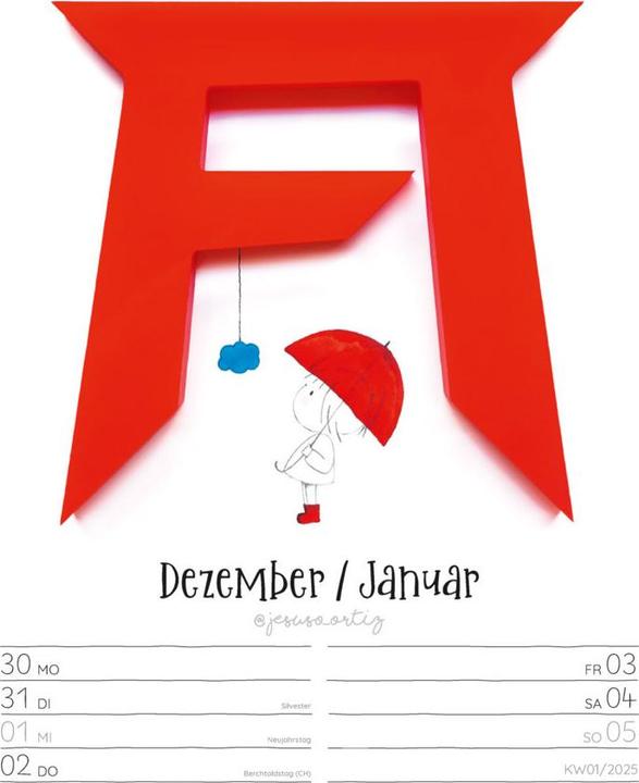 Actual product image Little Dreams - Weekly planner calendar 2025 (German)