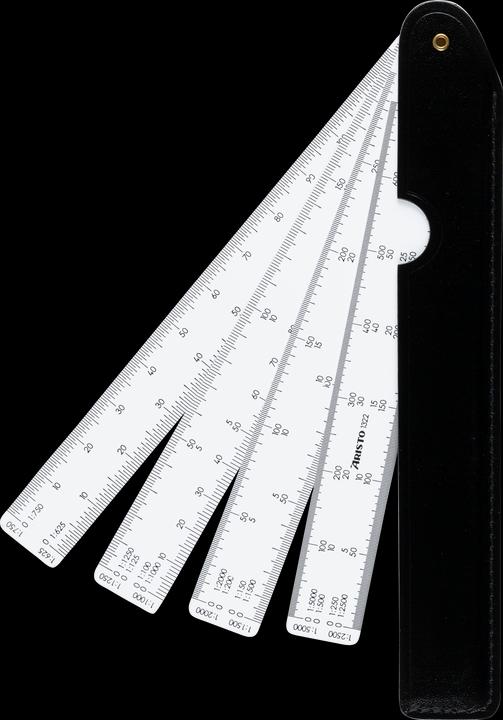 Actual product image Aristo Fan scale (150 mm)