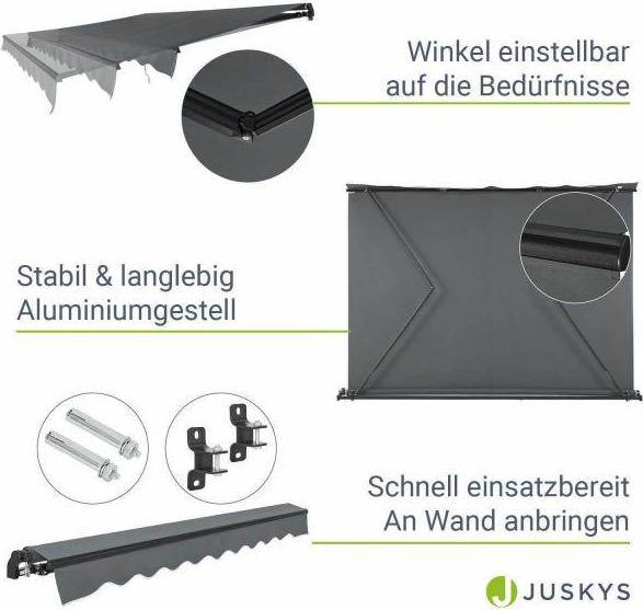 Actual product image Juskys Gelenkarmmarkise (2 m)