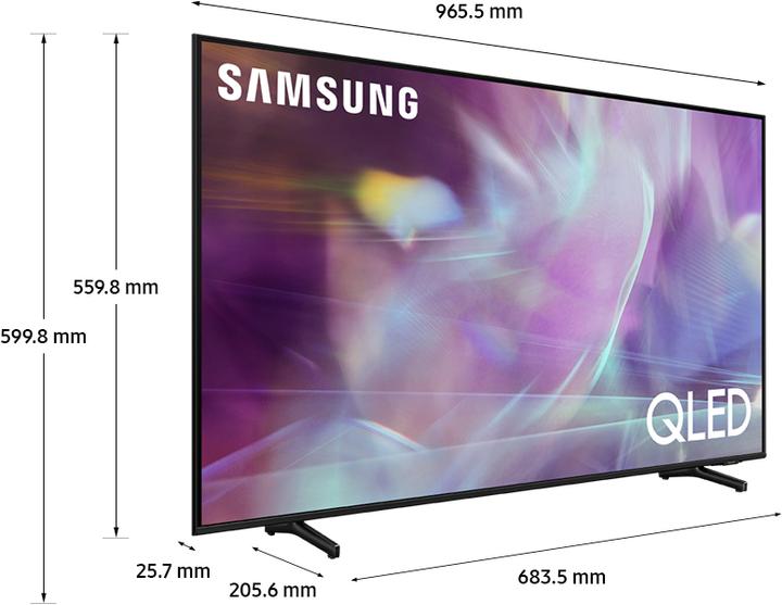 Actual product image Samsung QE43Q60A (43", Q60A, QLED, 4K, 2021)