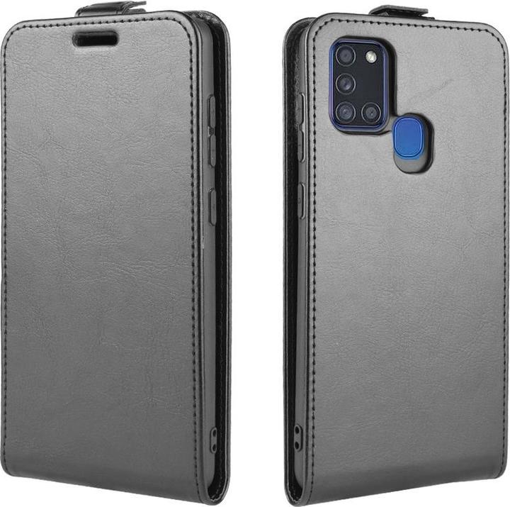 Image du produit Cover-Discount Galaxy A21s - Etui flip classique vertical noir (Samsung Galaxy A21s)