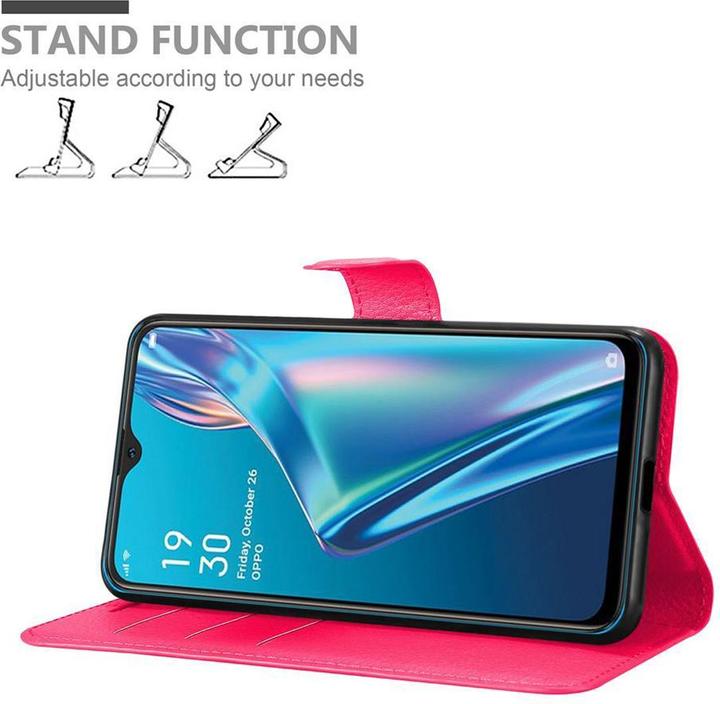 Produktbild Cadorabo Book mit Standfunktion Cover (Oppo A12)
