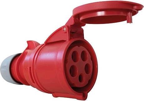 Produktbild PCE CEE Kupplungssteckdose mit Deckel 400V 32A IP44 225-6