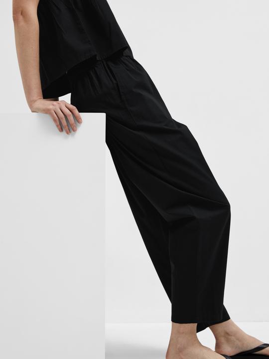 Immagine prodotto Selected Femme Pantaloni a vita alta in cotone (38)