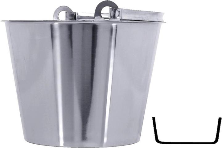Contacto Secchio senza gomma di base l in acciaio inox /, lucido (1 pz.)