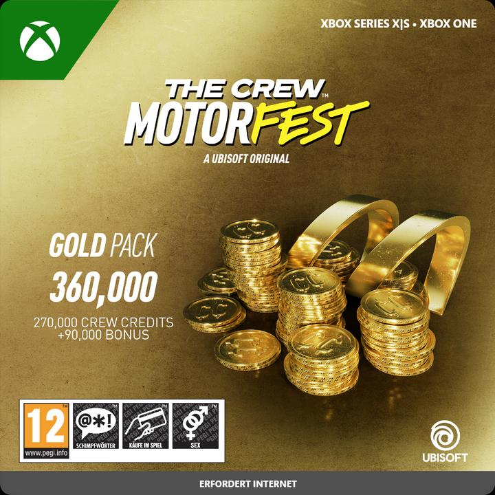 Produktbild Microsoft Xbox The Crew Motorfest VC Gold Pck Download Code