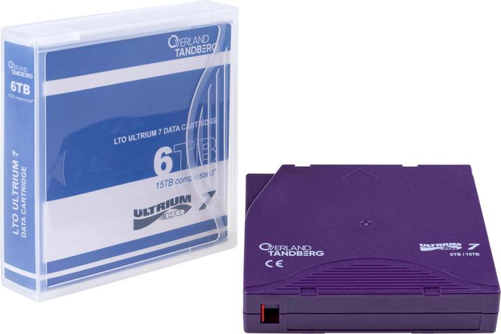 Produktbild Tandberg Data LTO-7-Tape 434131 6 TB 1 Stück (LTO-7 Ultrium, 6000 GB)