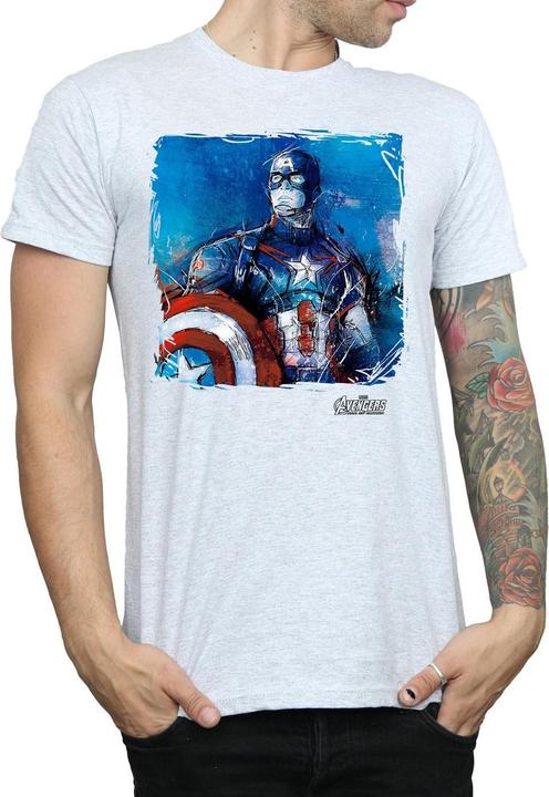 Immagine prodotto Captain America Maglietta Arte Uomo (S)