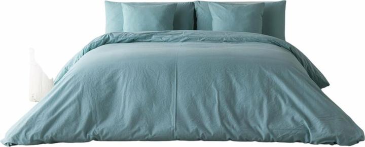 Actual product image Rosewood Bettdeckenbezug Naturals LINO BLANCO grün 143 x 200 cm (Duvet cover, 143 x 200 cm)