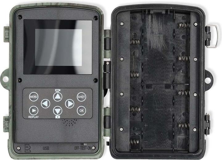 Produktbild Nedis Wildlife Kamera - 4K@10fps - 50 MPixel - 5 MPixel CMOS - IP65 - Schwarz No-Glow IR - Nachtsich
