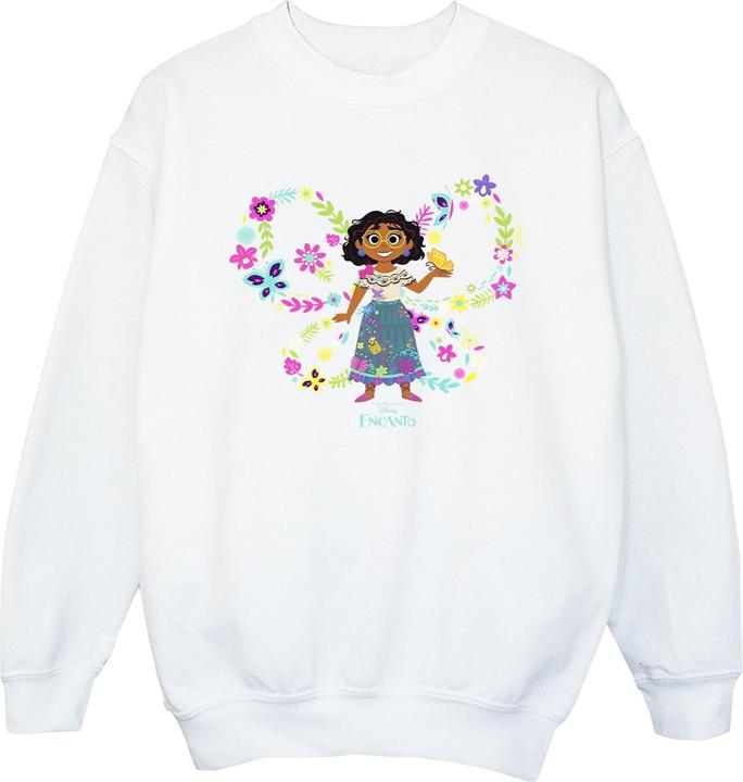 Actual product image Disney Girls Encanto Mirabel Butterfly Sweatshirt (116)