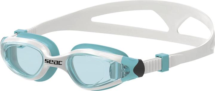 Actual product image Seac Swimming Goggles Ritmo Jr White/Aquamarine