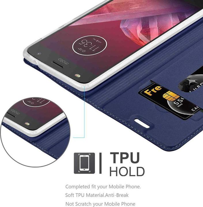 Produktbild Cadorabo Book Classy Style Cover (Motorola Moto Z2)