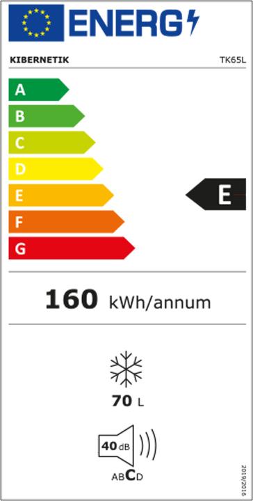 Energie-Label Kibernetik Tk65l (Freistehend, 70 l)