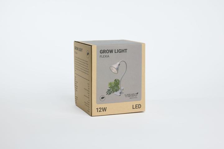 Venso E27 Pflanzenlampe GrowLight "Flexia" 12W 60° (LED)