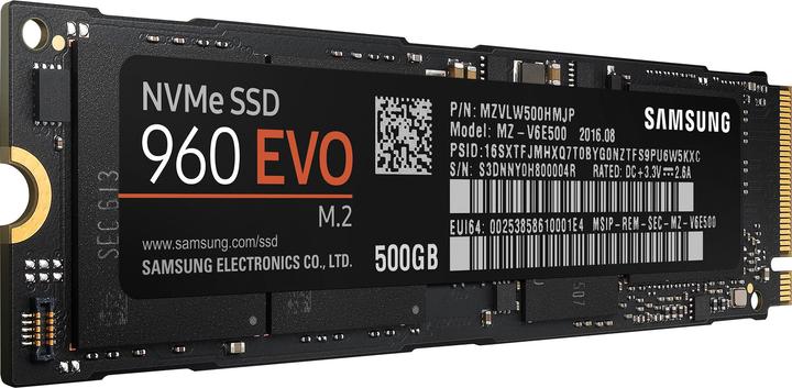 Actual product image Samsung 960 Evo (500 GB, M.2)