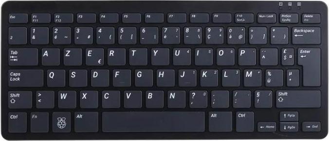 Productafbeelding Raspberry Pi RPI-KYB (FR) BLACK - Zwart, Grijs AZERTY (Frankrijk) Toetsenbord