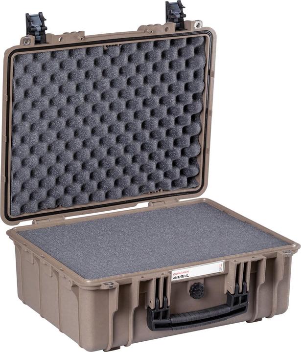 Actual product image Explorer Cases Outdoor case 4419HL.D desert tan with pick & pluck foam (W x (Camera shoulder bag, 29.20 l)