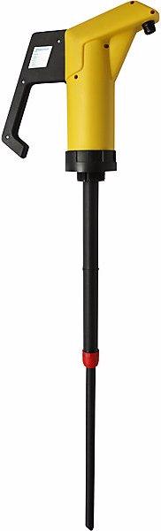 Image du produit Jessberger Pompe manuelle vide-fûts/jerrycans, pour acides, jaune, 0,3 l/pompage.