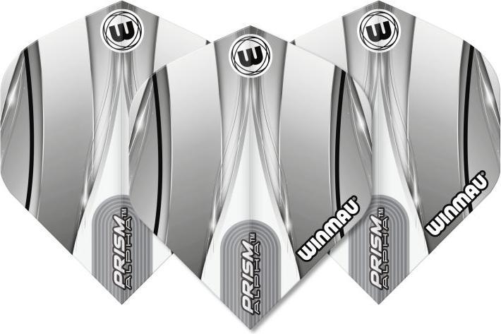 Winmau Prism Alpha Flights - Sniper White