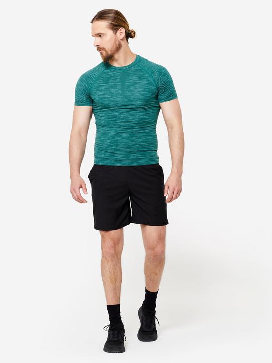 Produktbild Domyos Kompressionsshirt Herren Rundhals - türkis (L)