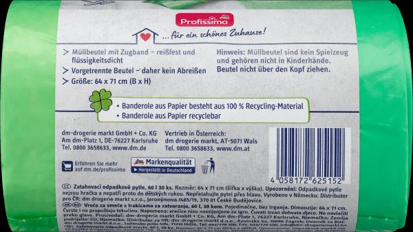 Produktbild dm Profissimo Müllbeutel (30 x, 60 l)