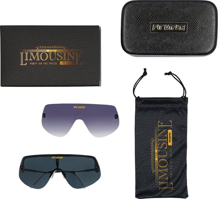 Actual product image Pit Viper The Limousine The Exec Polarized (Black, Smoke)