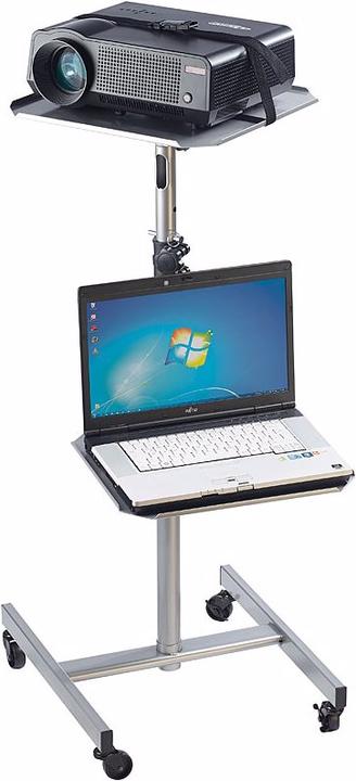 Produktbild General Office Variabler Profi-Projektor-Wagen mit 2 Ablage-Ebenen