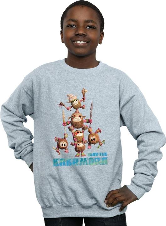 Actual product image Disney Boys Moana Fear The Kakamora Sweatshirt (152, 158)