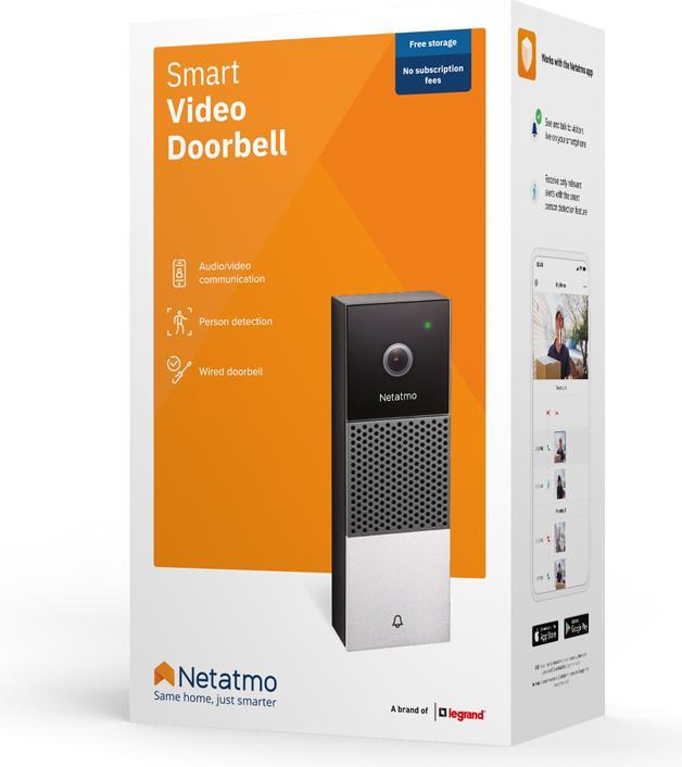 Actual product image Netatmo Smart video doorbell (Wi-Fi)