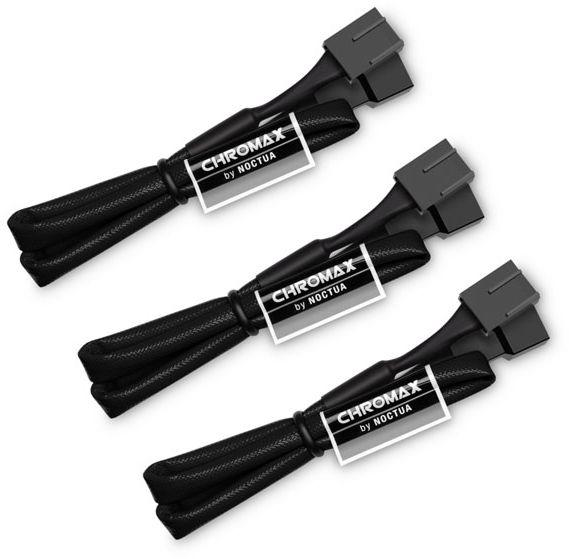 Actual product image Noctua NA-SEC1 chromax.black fan extension cable set
