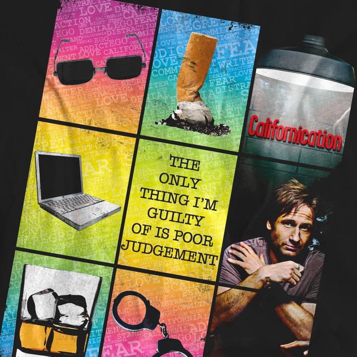 Actual product image Californication Unisex Adult Poor Judgement T-Shirt (S)
