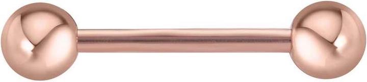 Immagine prodotto Bijouteria Piercing lingua (Acciaio chirurgico 316L, Rivestimento in PVD (colore oro))