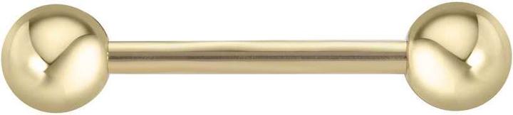 Image du produit Bijouteria Piercing langue (Revêtement PVD (couleur or), Acier chirurgical 316L)