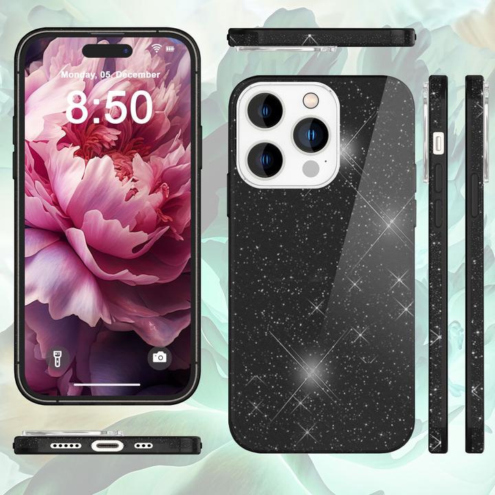 Produktbild Nalia Glitzer Hülle (Apple iPhone 15 Pro)