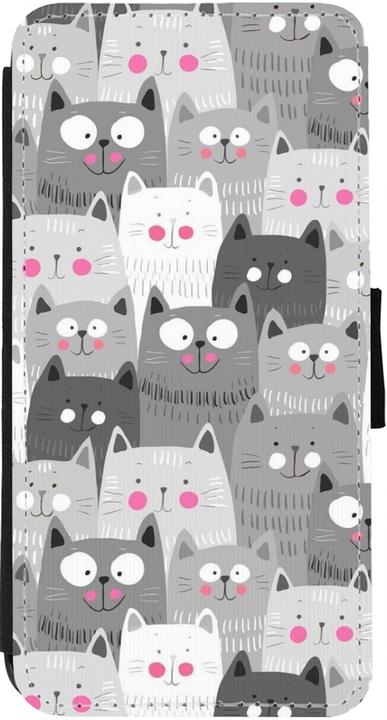 Immagine prodotto PhoneLook Coque Wallet noir Chats gris troupeau (Apple iPhone 13)