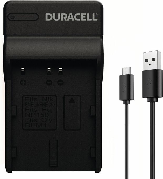 Actual product image Duracell Charger with USB cable for DRNEL3/EN-EL3/EN-EL3a (Charger)