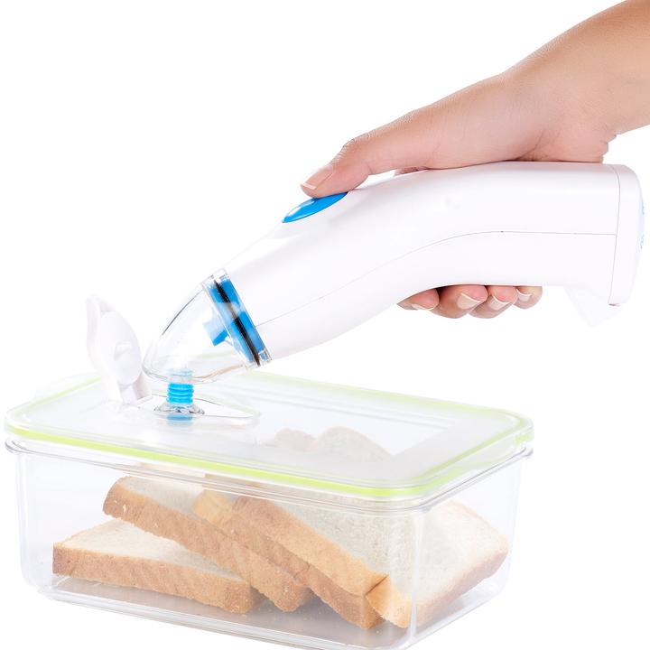 Produktbild Rosenstein & Söhne Vakuumier-Box f.Handvakuumierer, 1,3 L. Volumen, 21,5 x 13,8 cm,3erSet (1.30 l)