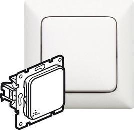 Produktbild Legrand Einsatz Taster Wippe Feuchtraum Unterputz Creo ultraweiss 776704